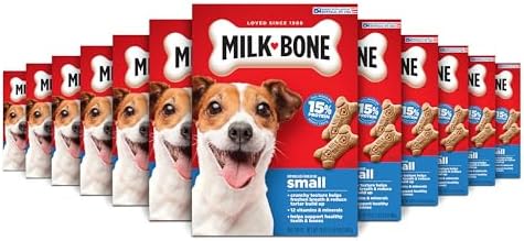 Milk-Bone Original Biscuits, Small Dog Treats, 24 Oz. Boxes (Pack of 12)