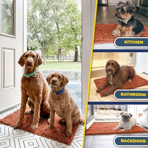 Muddy Mat® | Super Absorbent Door Mat Indoor, Microfiber Quick Dry Chenille Entryway Rug