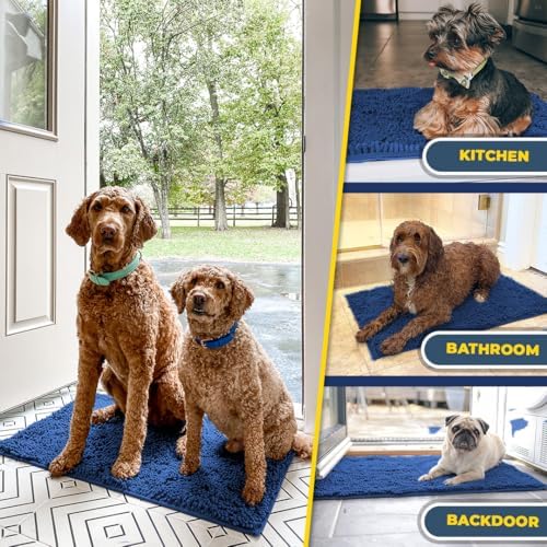 Muddy Mat® | Super Absorbent Door Mat Indoor, Microfiber Quick Dry Chenille Entryway Rug
