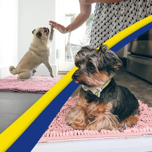 Muddy Mat® | Super Absorbent Door Mat Indoor, Microfiber Quick Dry Chenille Entryway Rug