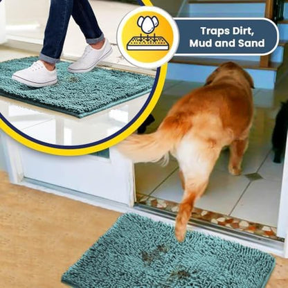 Muddy Mat® Shown on TV–Super Absorbent Microfiber Dog Door Mat