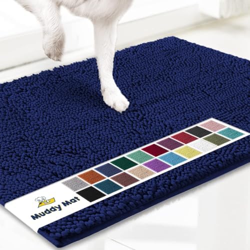 Muddy Mat® | Super Absorbent Door Mat Indoor, Microfiber Quick Dry Chenille Entryway Rug