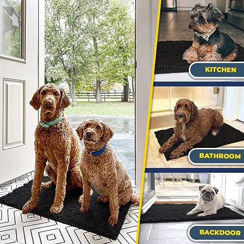 Muddy Mat® | Super Absorbent Door Mat Indoor, Microfiber Quick Dry Chenille Entryway Rug