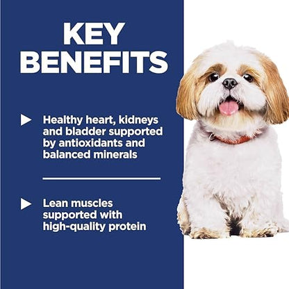 Hill's Science Diet Adult 7+, Senior Adult 7+ Premium Nutrition, Small Kibble, Dry Dog Food, Chicken, Brown Rice, &amp; Barley, 15 lb Bag